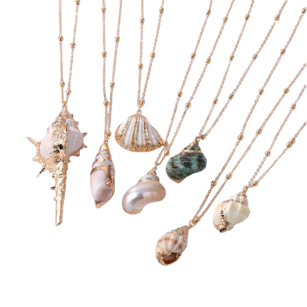 Bohemian Conch Beach Necklace